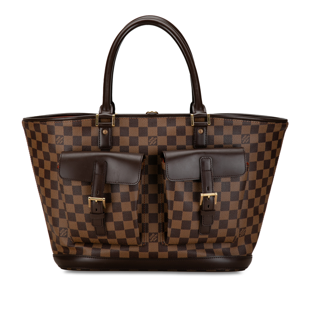 LOUIS VUITTON Damier Ebene Manosque GM Tote Bag - Picture 1 of 9